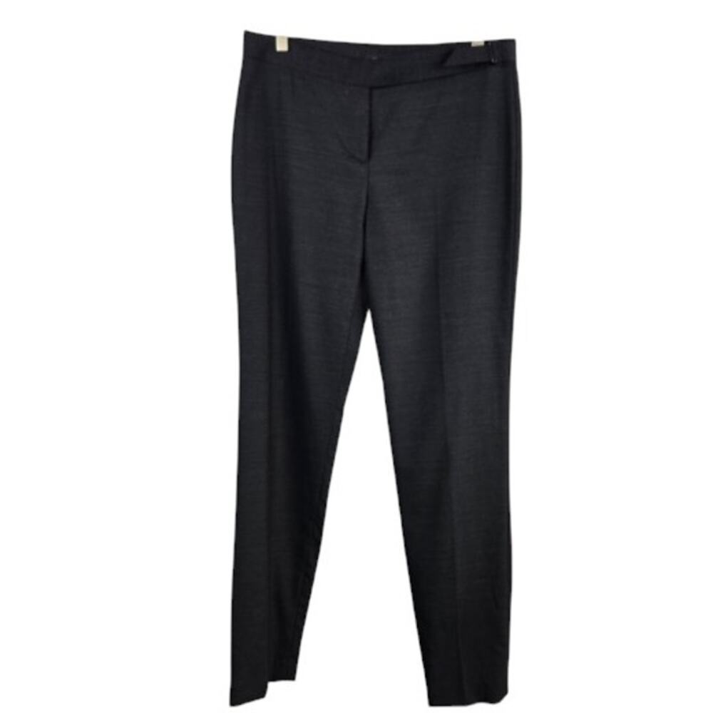 Theory straight leg pant charcoal wool size 6